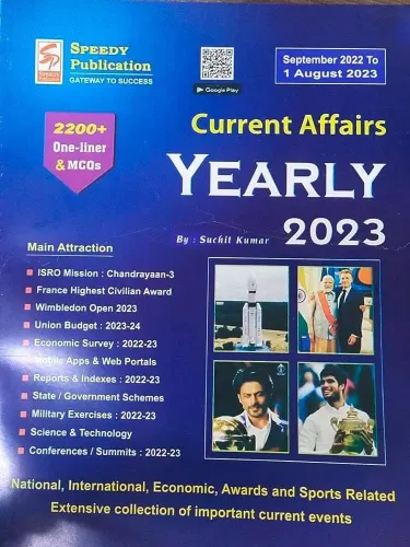 Current Affairs Yearly (Sept - 2022 To 1 Aug 2023) | English |