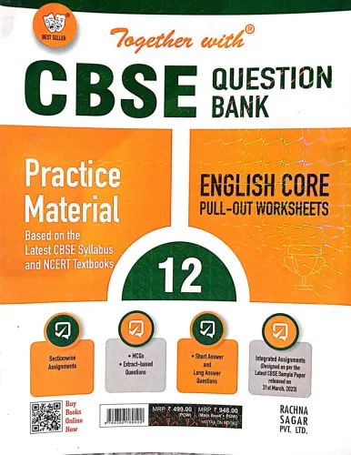 CBSE Question bank Eng Lang.& Lit.pull Out Worksheet-12