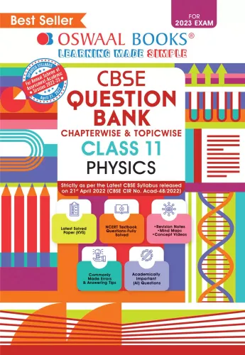 Oswaal CBSE Class 11 Physics Chapterwise & Topicwise Question Bank Book (For 2022-23 Exam)