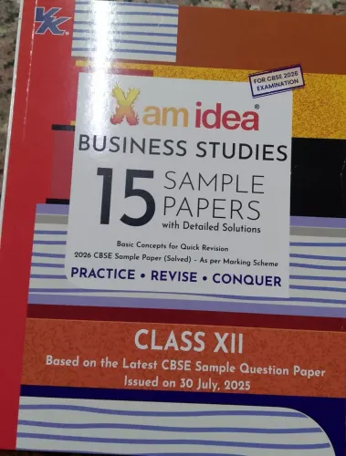 Xam Idea 15 Sample Papers Business Studies-12 (2025-26)