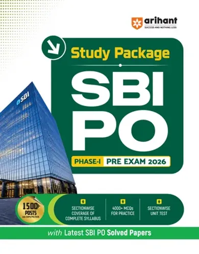 SBI PO (Phase I) Pre Exam 2026 | Complete Study Package with Sectionwise Coverage, 4000+ Practice MCQs, Sectionwise Unit Tests & Latest SBI PO Solved Papers | As per Latest Exam Pattern