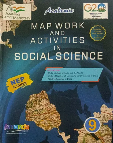 MAP Work and Activities in Social Science for class 9 Latest Edition 2024
