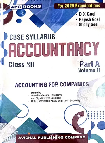 Accountancy Part A Vol-2-12 {2025}