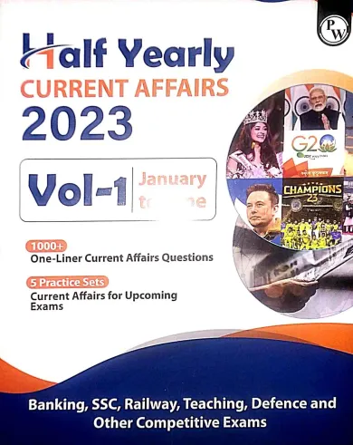 Half Yearly Current Affairs-2023 {Jan To June} Vol-1 {E}