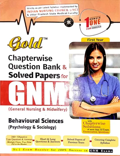 GNM Behavioural Sciences(psychology & Sociology) C.w.q.b Sp 1st Year Latest Edition 2024