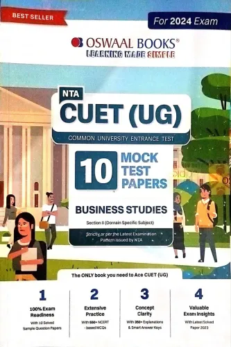 Nta Cuet ( Ug ) 10 Mock Test Papers Business Studies(2023-2024)