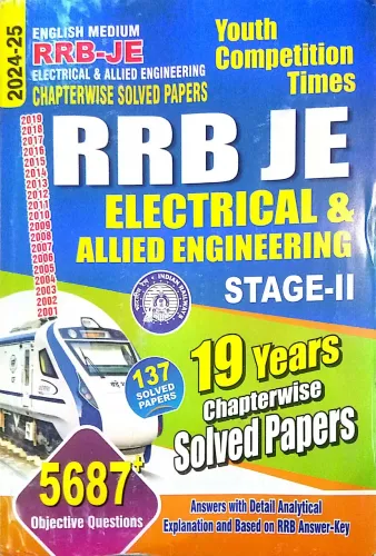 RRB JE Electrical & Allied Engineering Stage-2(137 solved paper) 5687+ Latest Edition 2024