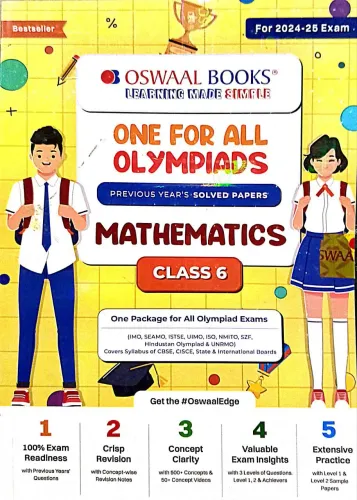 One For All Olympiad Mathematics Class -6 (2024)