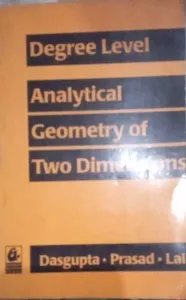 Degree Level Analytical Geometry Of 2D