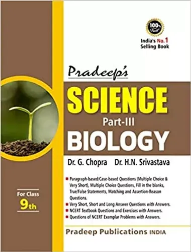 Pradeep's Science Part III (Biology) for Class 9