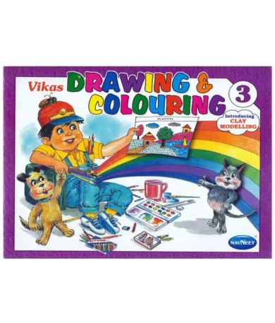 Vikas Drawing & Coloring Book - 3