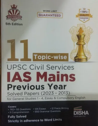 11 Topic Wise Upsc Civil Services IAS  Mains Previous Years ( 2023 -2013) 5th Edition