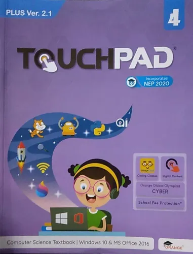 Touchpad Plus Ver 2.1 Computer Book Class 4