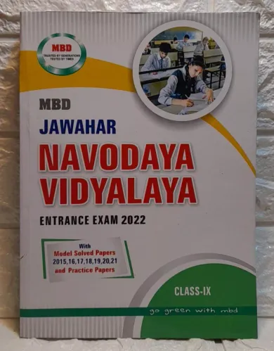 Mbd Jawahar Navodaya Vidyalaya Ent Exam Guide 9[E]