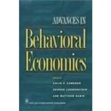 Advances in Behaviour Economics
