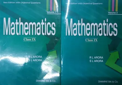 Mathematics for Class 9 (Volume 1 & 2) (Set of 2 Books)