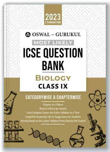 Oswal - Gurukul Biology Most Likely Question Bank For ICSE Class 9 (2023 Exam)