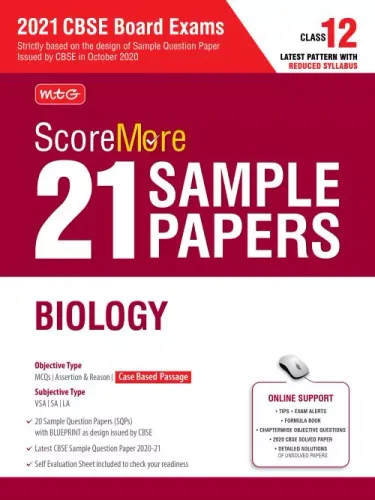 ScoreMore 21 Sample Papers CBSE Boards ? Class 12 Biology