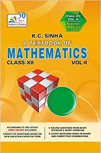 A textbook of mathematics 12 Volume 2