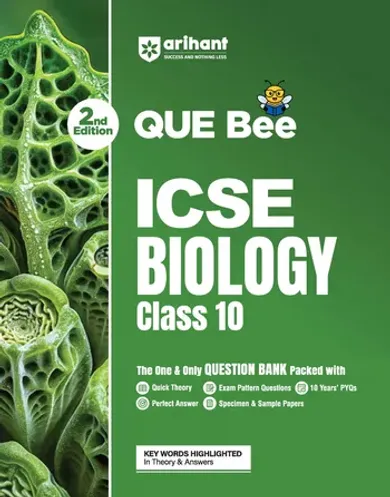 ICSE Biology Class10 Exam | Quick Theory, Exam Pattern Questions & Sample Papers | As per Latest ICSE Syllabus | Que Bee 2nd Edition