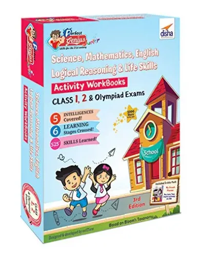 Perfect Genius Junior Activity Workbooks for Science, Mathematics, English, Logical Reasoning & Life Skills for Class 1, 2 & Olympiad Exams 3rd Edition (Ages 6 to 8)