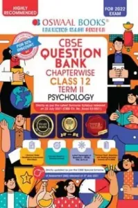 Oswaal CBSE Question Bank Chapterwise For Term 2, Class 12, Psychology (For 2022 Exam) 