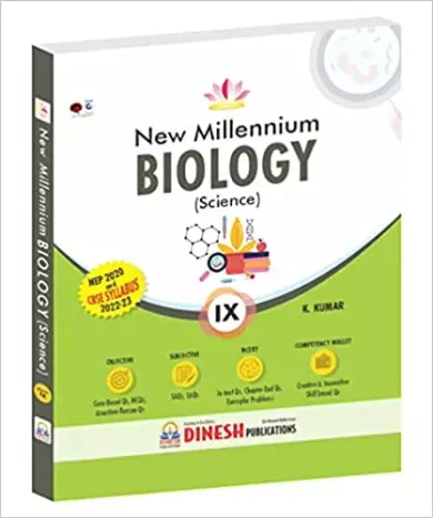 DINESH New Millennium Super Simplified BIOLOGY Class 9 (2022-2023 Session) (With Free Booklet)