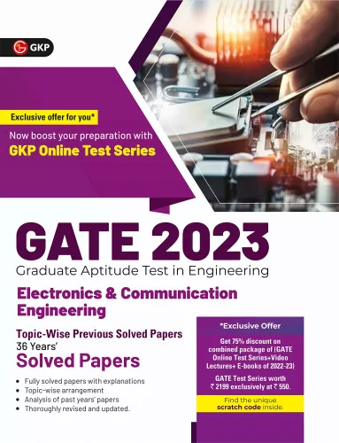 GATE 2023 : Electronics & Communication Engineering - 36 Years' Topic-wise Previous Solved Papers