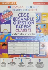 Cbse 10 Sample Question Papers Business Studies - 12