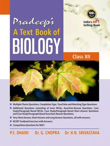 Pradeep's A Text Book of Biology for Class 12 (Examination 2022-23) 