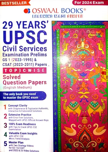 29 Years UPSC Civil Services Prelims Topicwise Solved Question Papers