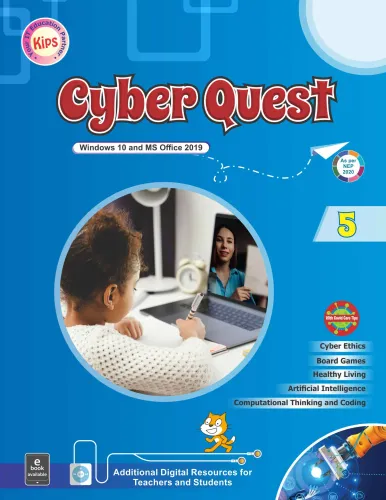 Cyber Quest Window 10 & Ms Office 2019 Class 5 Latest Edition 2024