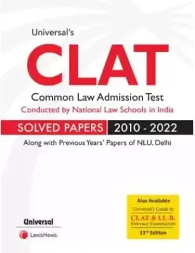 CLAT Common Law Admission Test Solved Paper (2010-2022)