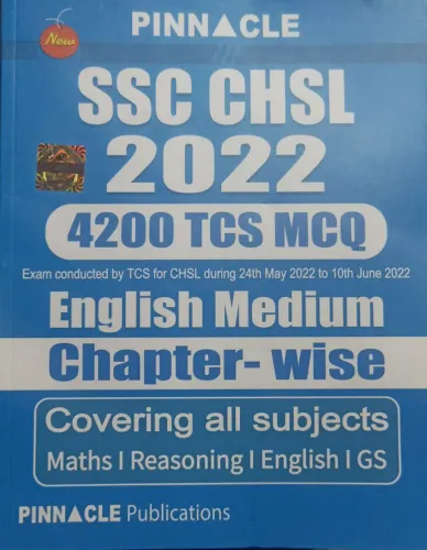 Ssc Chsl 2022 4200 Tcs Mcq ( English Medium )