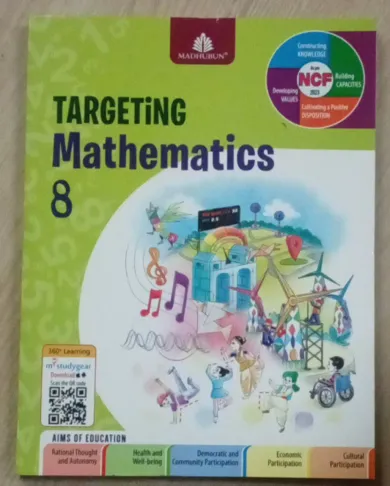 Targeting Mathematics for class 8 Latest Edition 2024