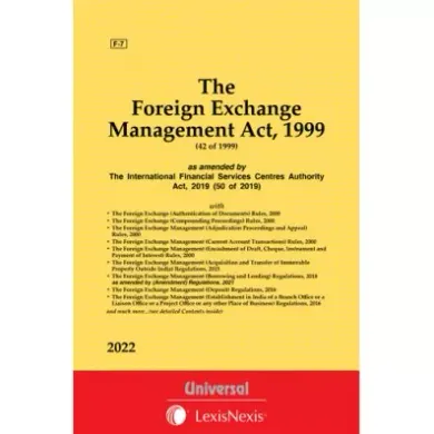 Foreign Exchange Management Act, 1999 along with allied Rules and Regulations & Orders