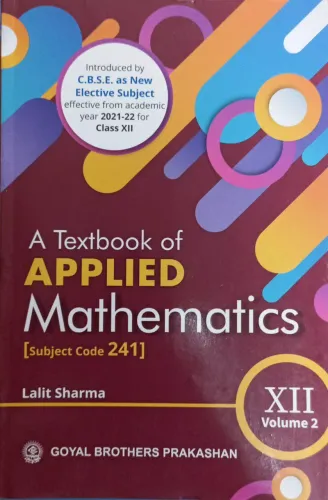 A Textbook of Applied Mathematics for Class 12 Vol. 2