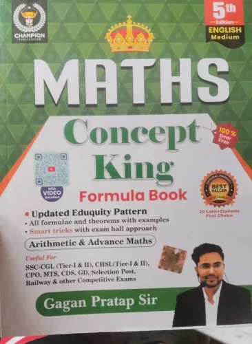 Maths Concept King Formula Book