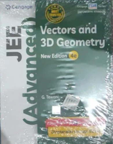 Vectors And 3d Geometry For Jee Advanced 4 Edi.