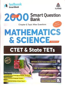 Best 2000 Smart Q.b. Ctet & State Tets Mathematics & Science (Paper-2)