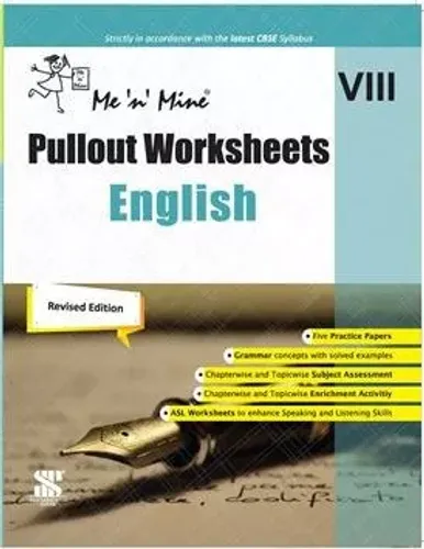 Me&mine Pull Out Worksheet English For Class 8