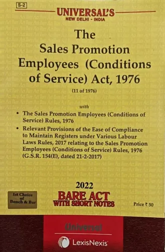 Sales Promotion Employees Act 1976 Along With Rules 1976