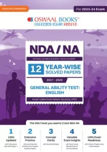 NDA/NA 12 Year-Wise Solved Papers General Ability Test: English