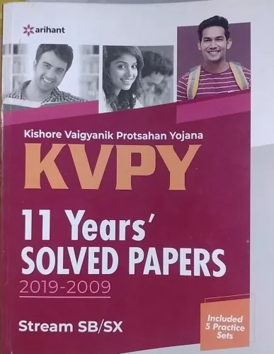 KVPY 10 Year Sol Paper Stream SB/SX