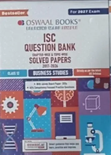 Isc Question Bank Solved Papers Business Stuies-12 {2027}
