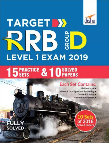 Target RRB Group D Level I Exam 2019 - 15 Practice Sets & 10 Solved Papers