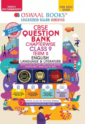 Oswaal CBSE Question Bank Chapterwise For Term 2, Class 9, English Language & Literature (For 2022 Exam) 