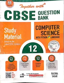 Together With CBSE Question bank Computer Science with Python-12