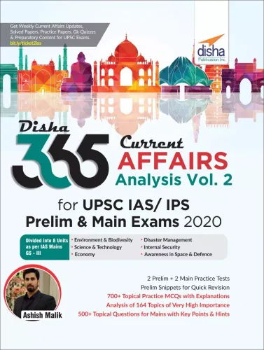 Disha 365 Current Affairs Analysis Vol. 2 for UPSC IAS/ IPS Prelim & Main Exams 