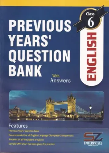 PREVIOUS YEARS QUESTION BANK WITH ANSWERS ENGLISH Class 6 